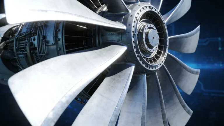 Álabes de turbina, ejemplo de fallo por fatiga