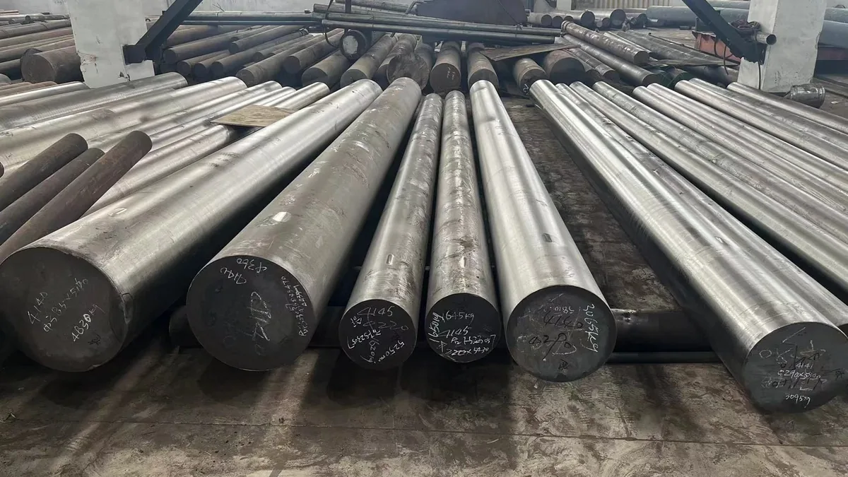 Barra de acero AISI 4145H de 220 mm para drill collars