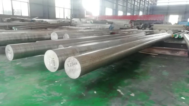 Barras de acero para moldes con manchas blancas