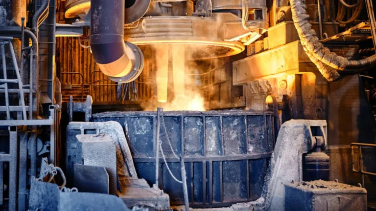 Horno de arco eléctrico para la desulfuración del acero