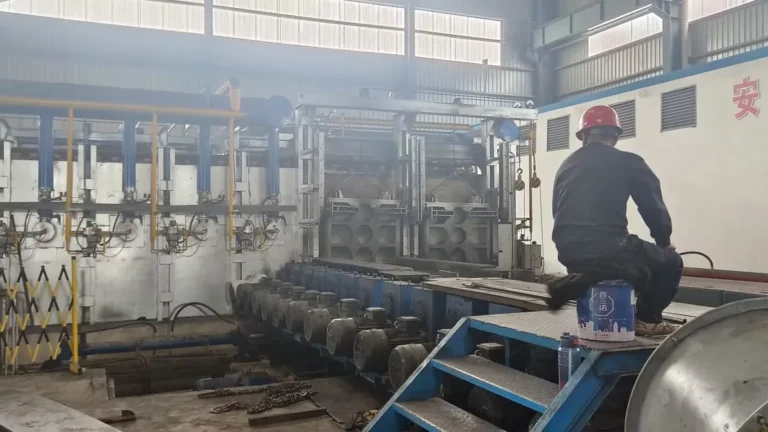 Horno de viga caminante para laminación controlada